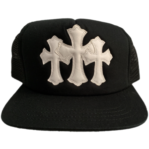 Chrome Hearts Cemetery Trucker Hat - Black