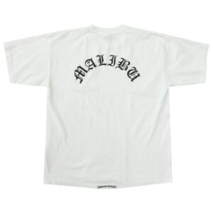 Chrome Hearts Malibu Exclusive Script Letter T-Shirt - White