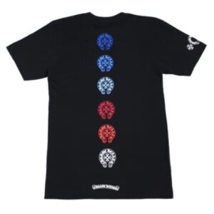 Chrome Hearts Multi Color Horse Shoe T-shirt - Black